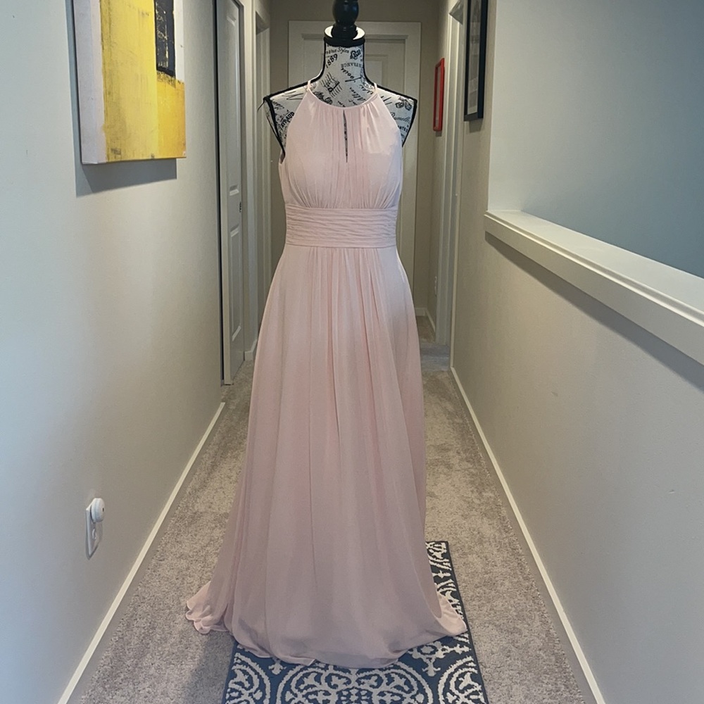 - Azazie pink dress bridesmaid wedding prom Bonnie - Picture 6 of 14